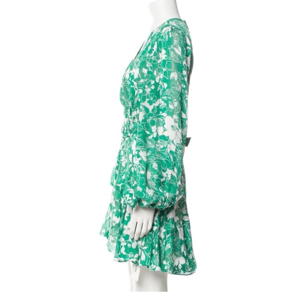 Alexis Emerald Floral Dress Size M - Picture 4 of 9